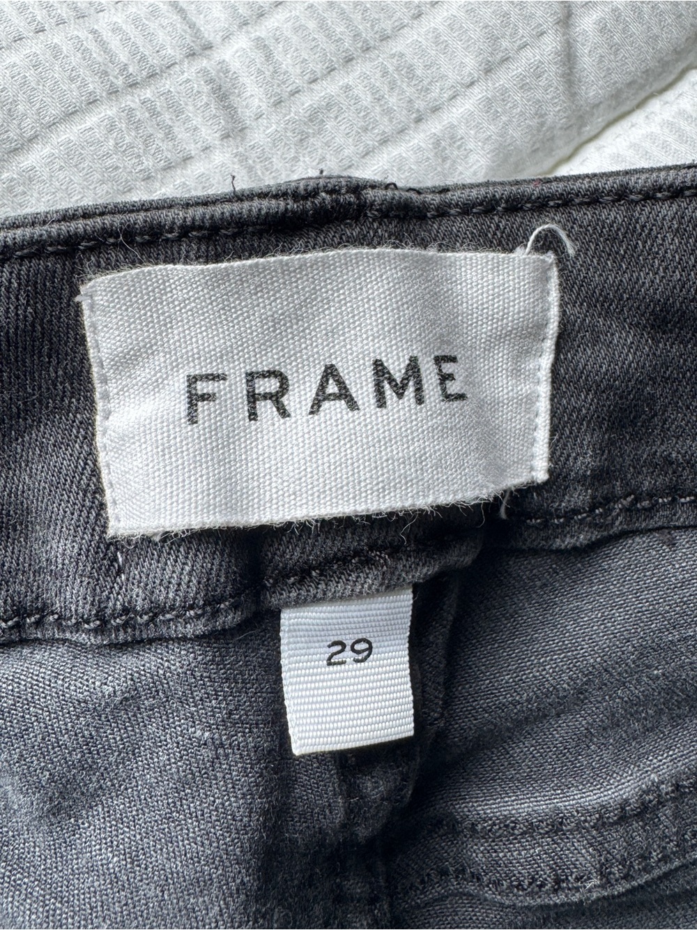 Frame le mini boot high waisted grey jeans size 29 - Picture 6 of 8